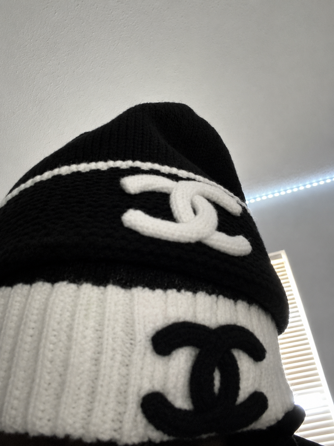 Midnight Cashmere CC Stitch Beanie
