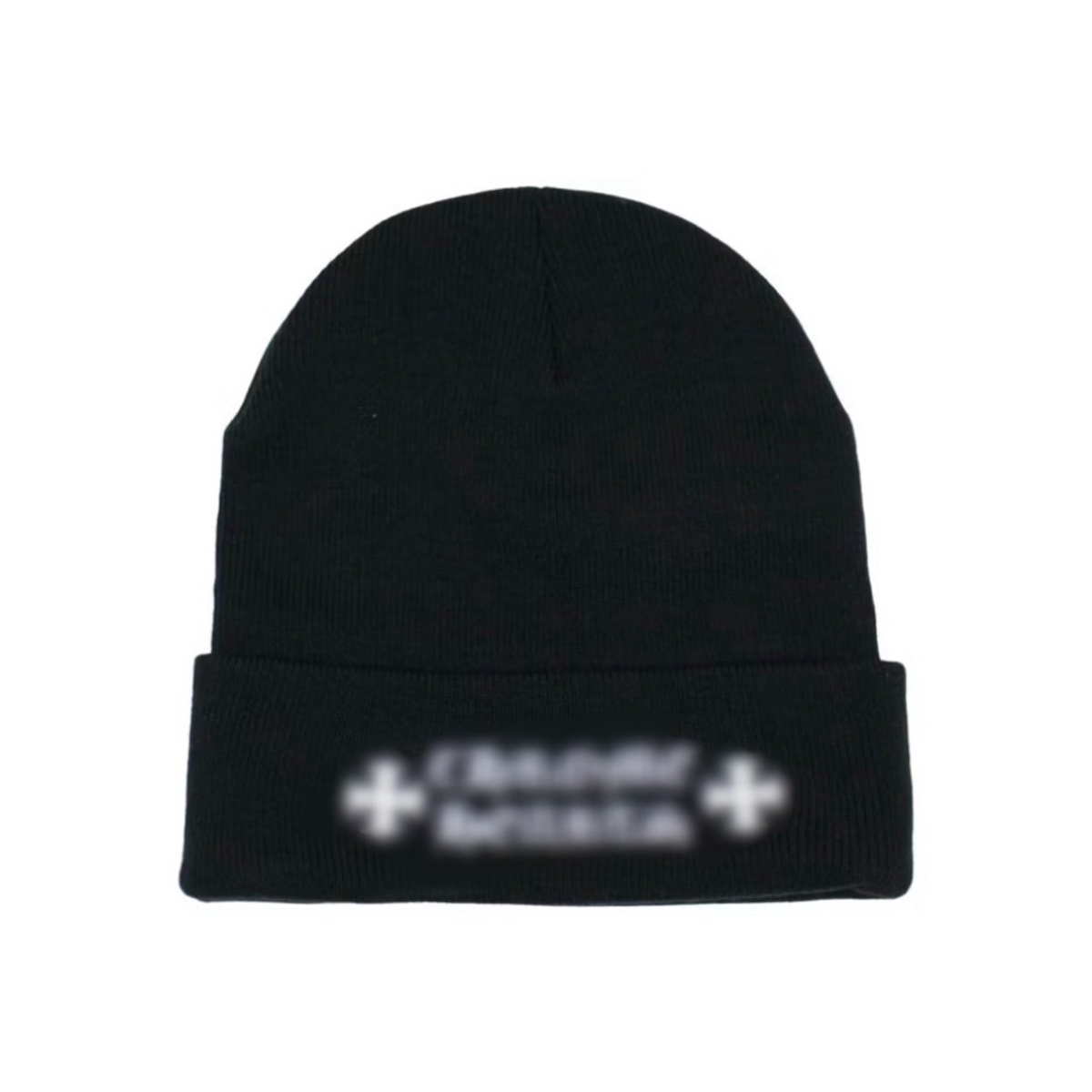 (CH) Black crosses Beanie